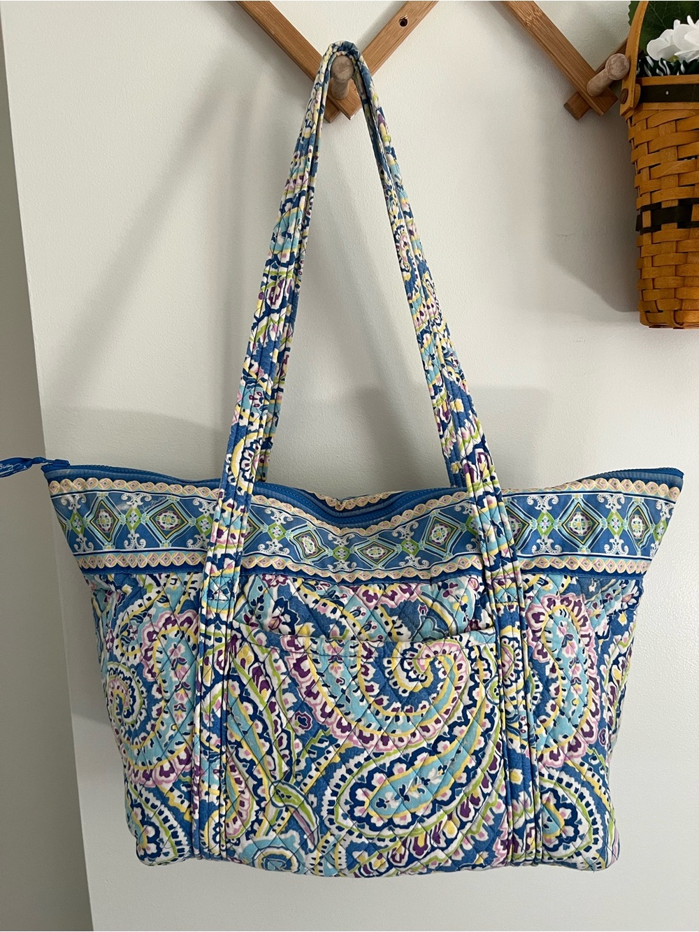 Vera Bradley Capri Blue Miller Bag